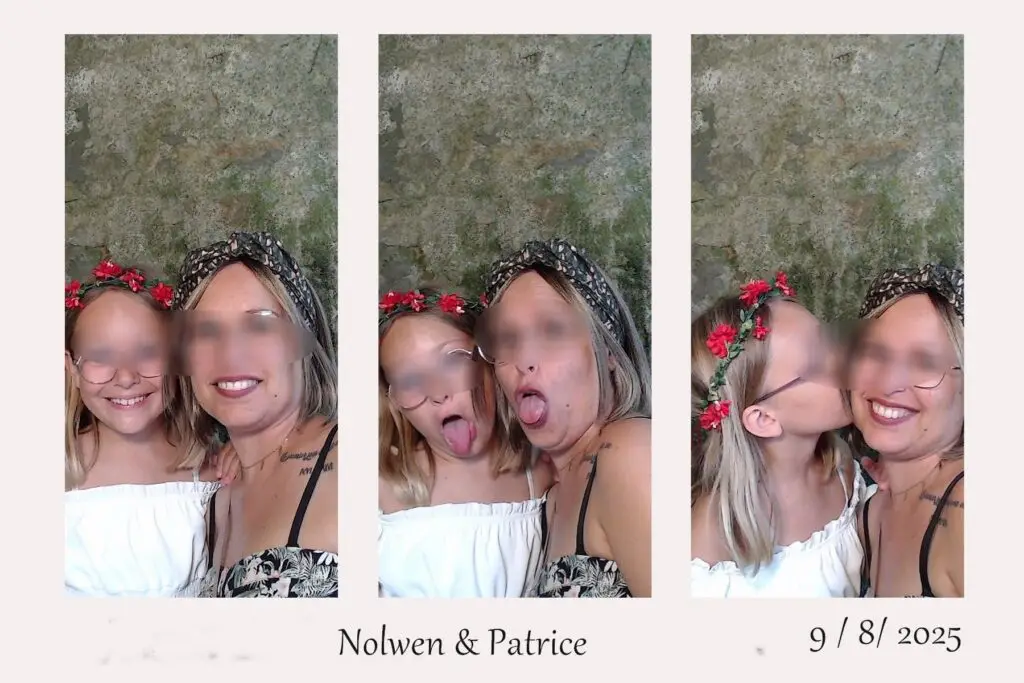 Borne photo lors d’un mariage à Allaire
