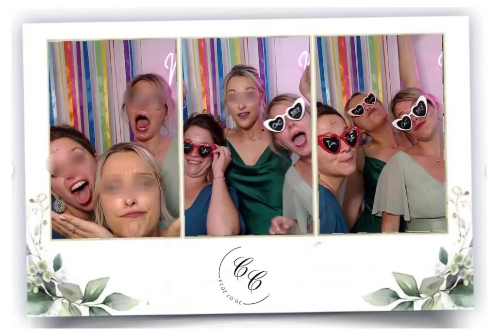 Borne photo lors d’un événement festif à Guipry-Messac avec impressions souvenirs